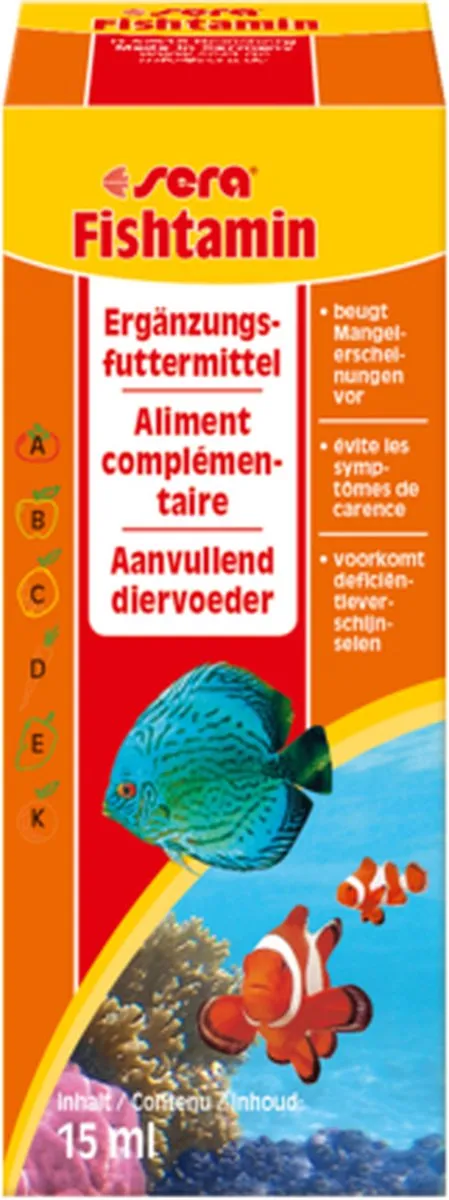 Sera Fishtamin Aquariumvitamines 100ml