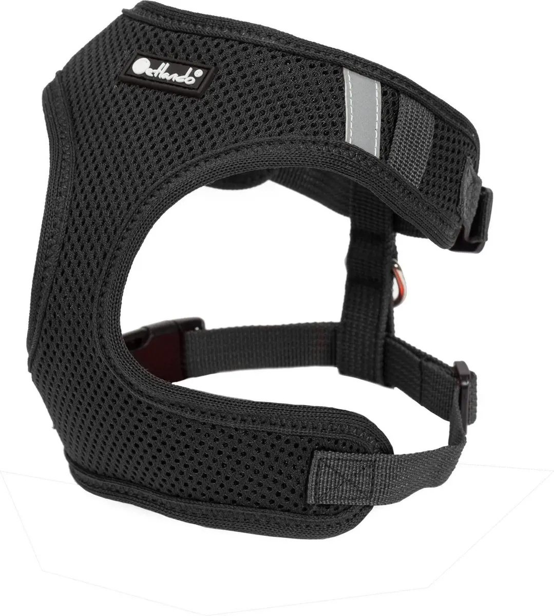Petlando Hondenharnas Mesh Vest Zwart