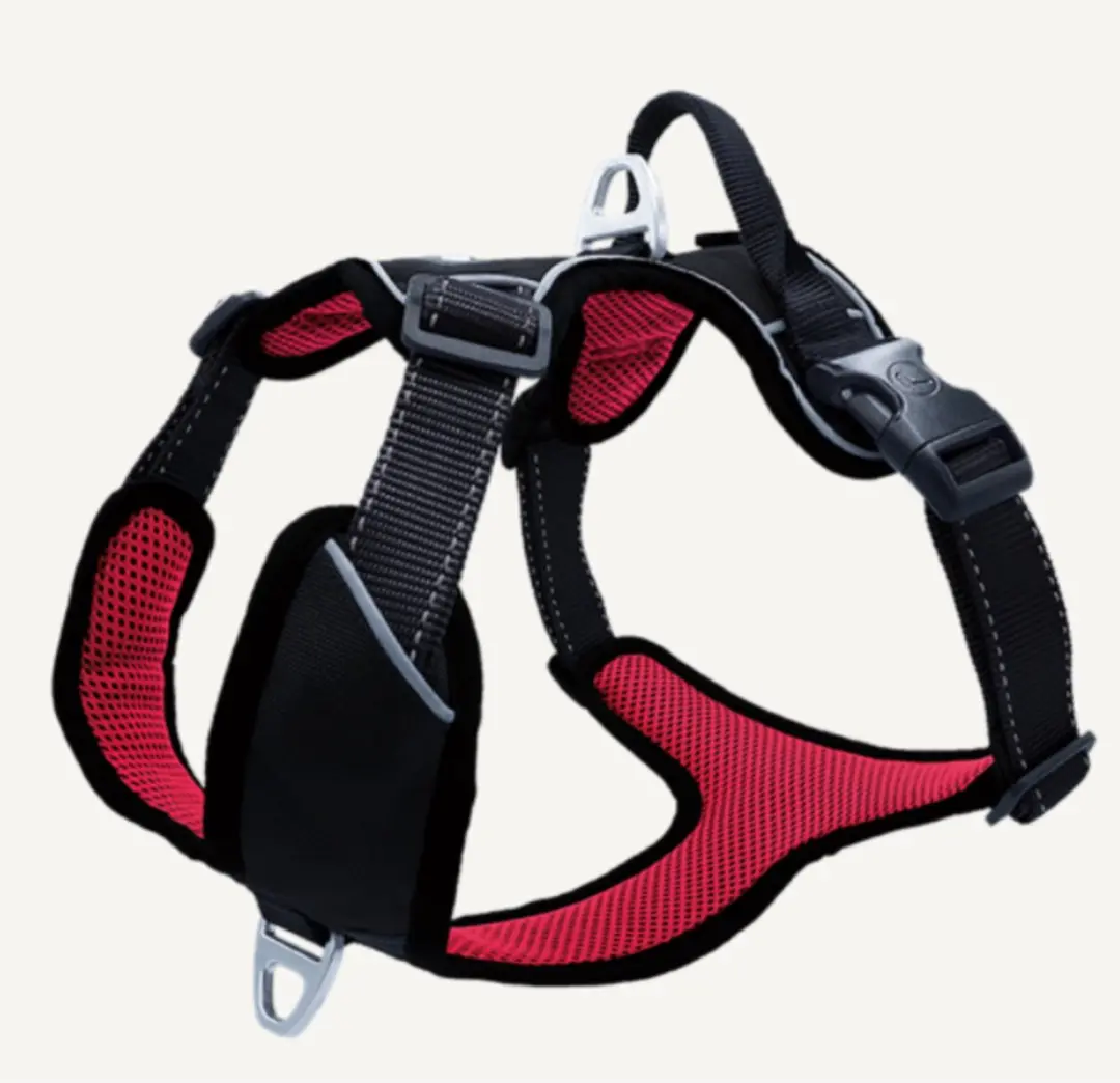Petlando Hondenharnas Outdoor Rood&Zwart