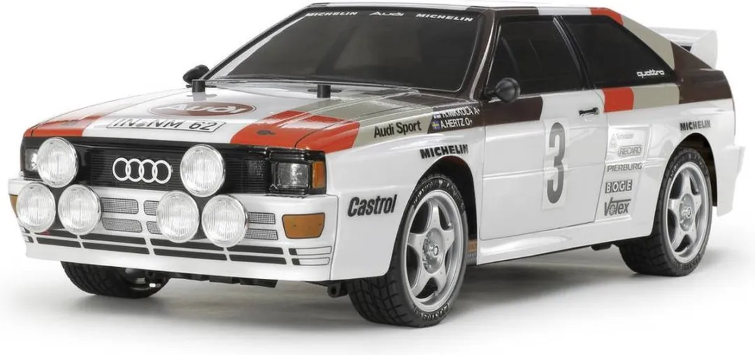 Tamiya 51615 Body Audi Quattro Rallye A2 Ongeverfd