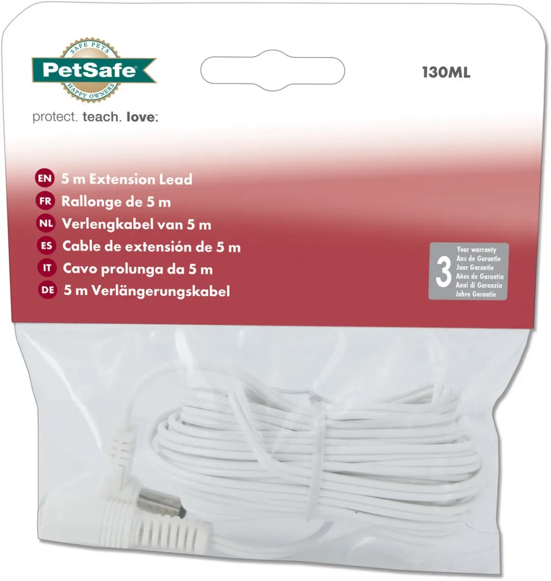 PetSafe Smart Flap 100 Series Verlengkabel - 5m - Wit - afbeelding 2 van 2