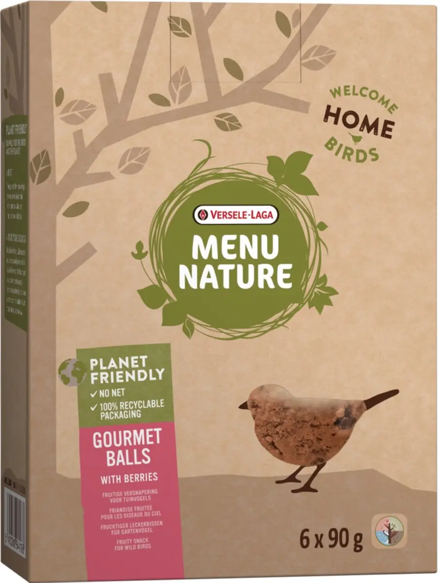 Versele-Laga Menu Nature Mezenbol Gourmet Bessen Zonder Net