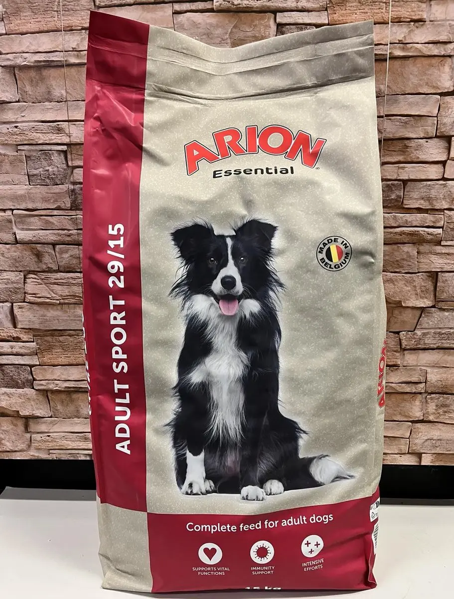 Arion Essential Adult Sport 29/15 hondenvoer - 15 kg - afbeelding 2 van 2