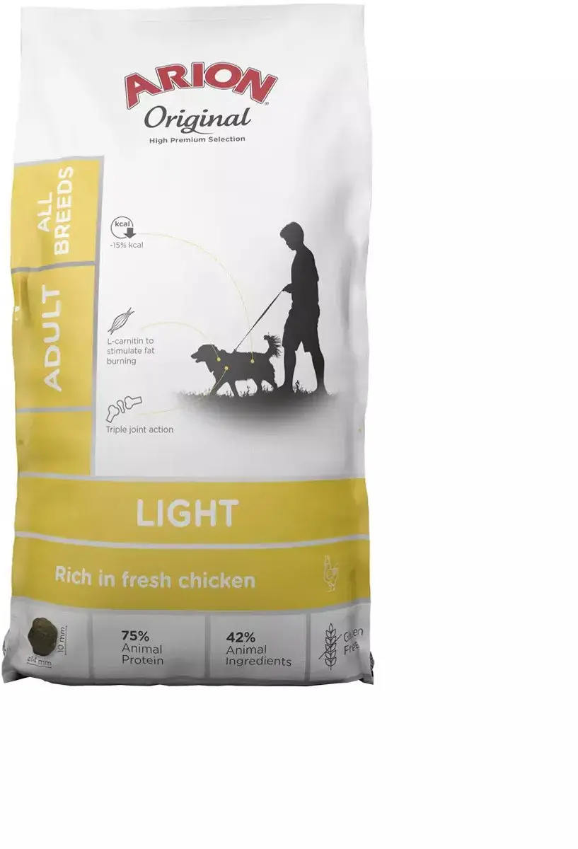 Arion Original All Breed Light Hondenvoer 12kg - afbeelding 2 van 2
