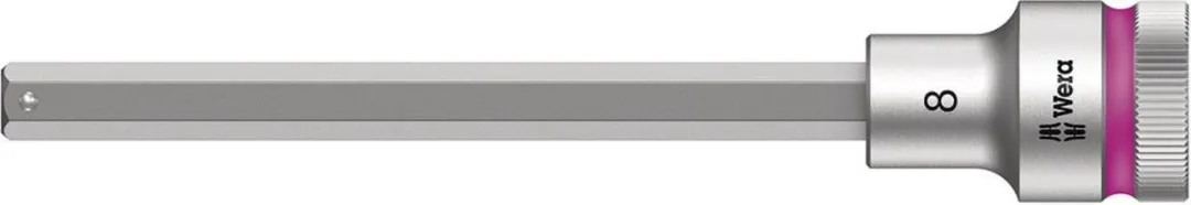 Wera 8740 C HF Binnenzeskant Zyklop Bitdop 1/2" - 8x140mm