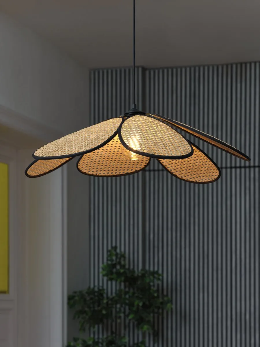 Osram Decor Rattan Madelief Hanglamp 690mm - Beige - afbeelding 6 van 6