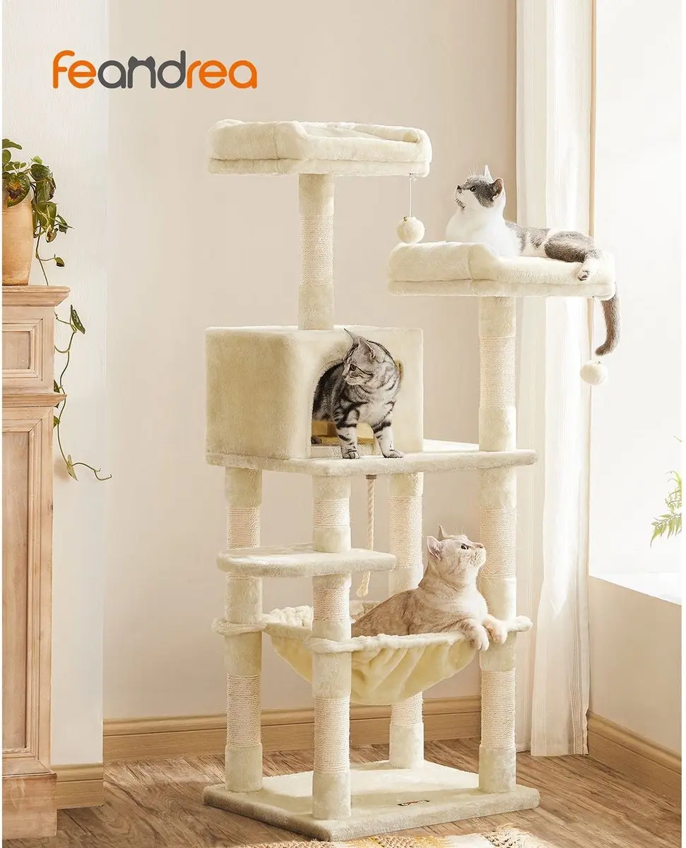 Feandrea Krabpaal 143cm - Kijkplatformen - Beige - afbeelding 6 van 6