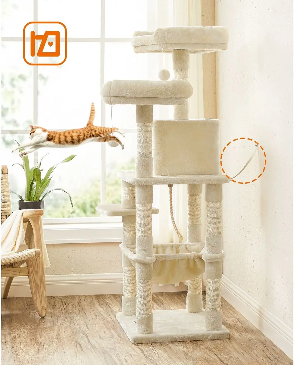 Feandrea Krabpaal 143cm - Kijkplatformen - Beige - afbeelding 5 van 6