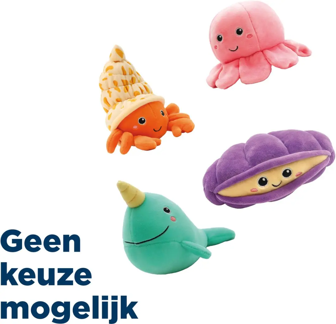 Croci Reef Dier Pluche Assorti Hondenspeelgoed 7,5cm