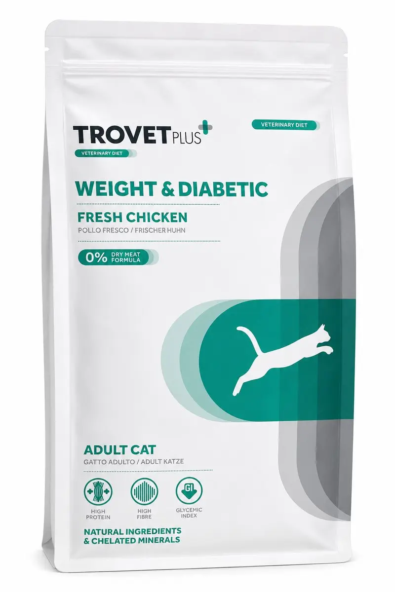 TROVET Plus Weight & Diabetic Fresh Chicken 1,2 kg