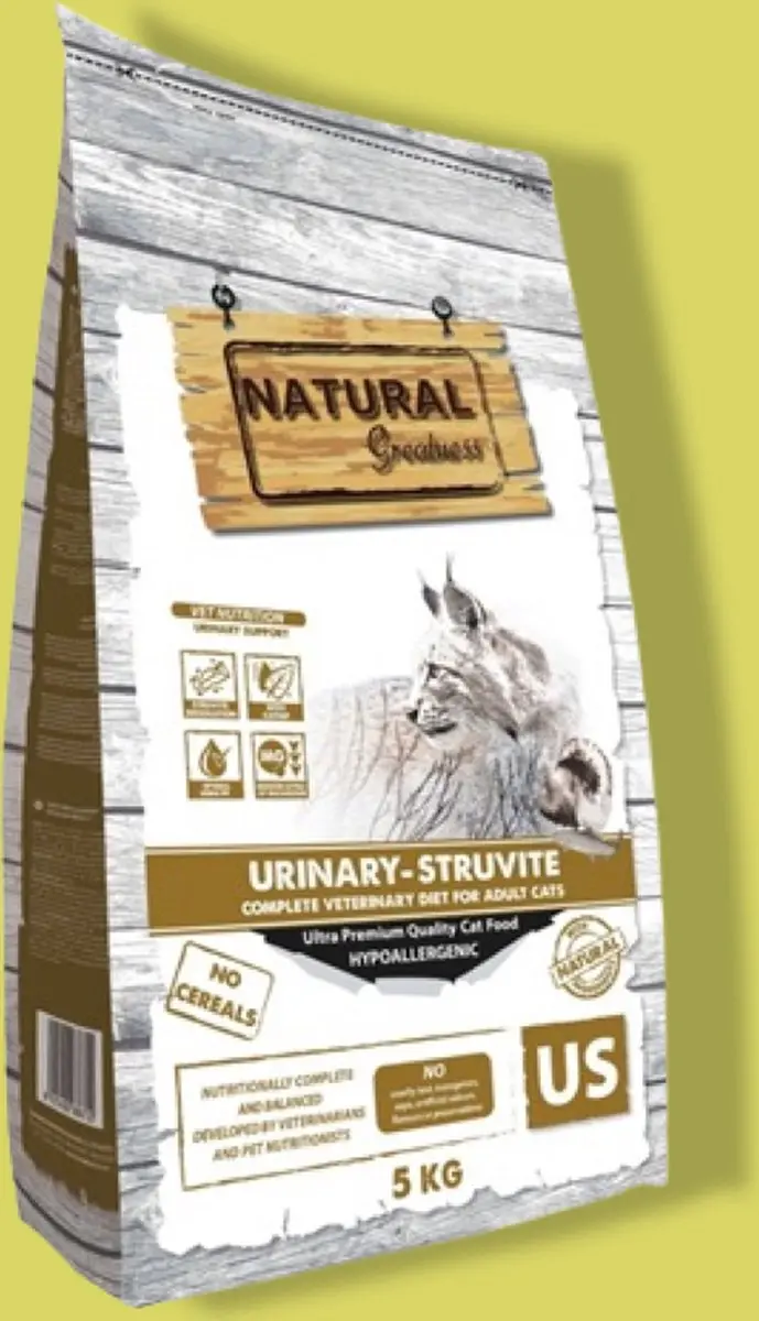 Natural Greatness Veterinary Diet Cat Urinary Struvite Kattenvoer - 5kg - afbeelding 6 van 6