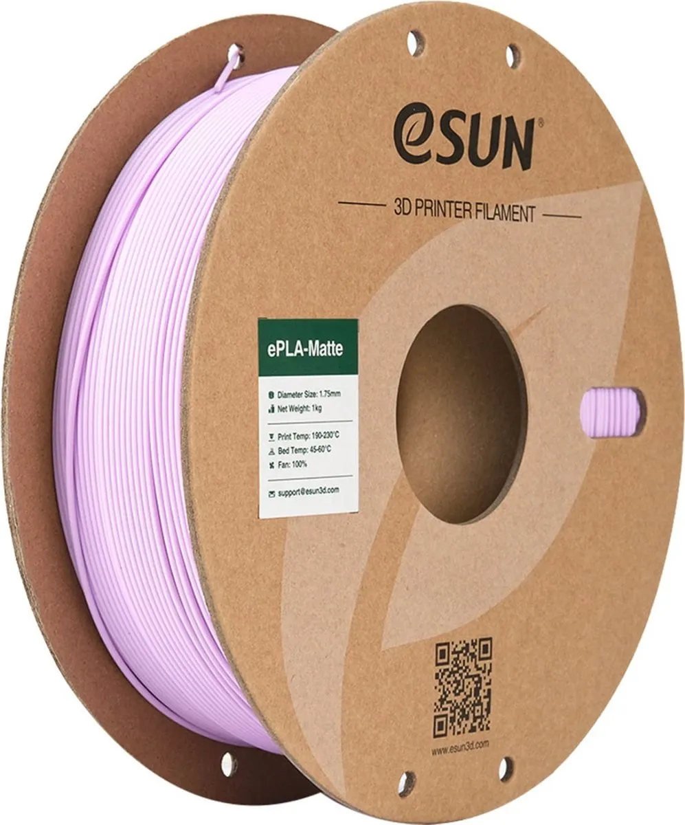 ESUN ePLA-Matte Lilac 1.75mm 3D Printerfilament 1kg