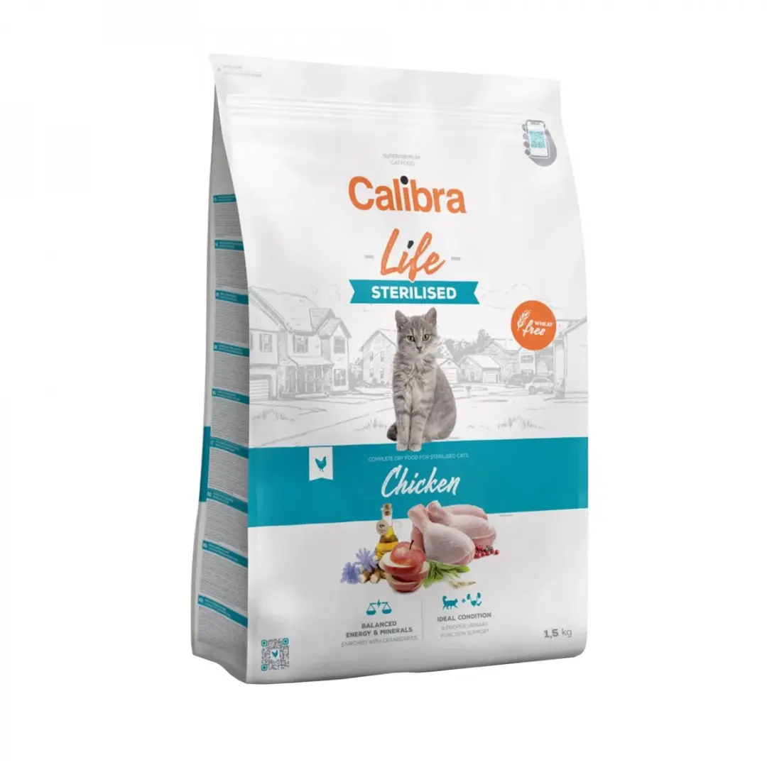 Calibra Cat Life Sterilised Kip