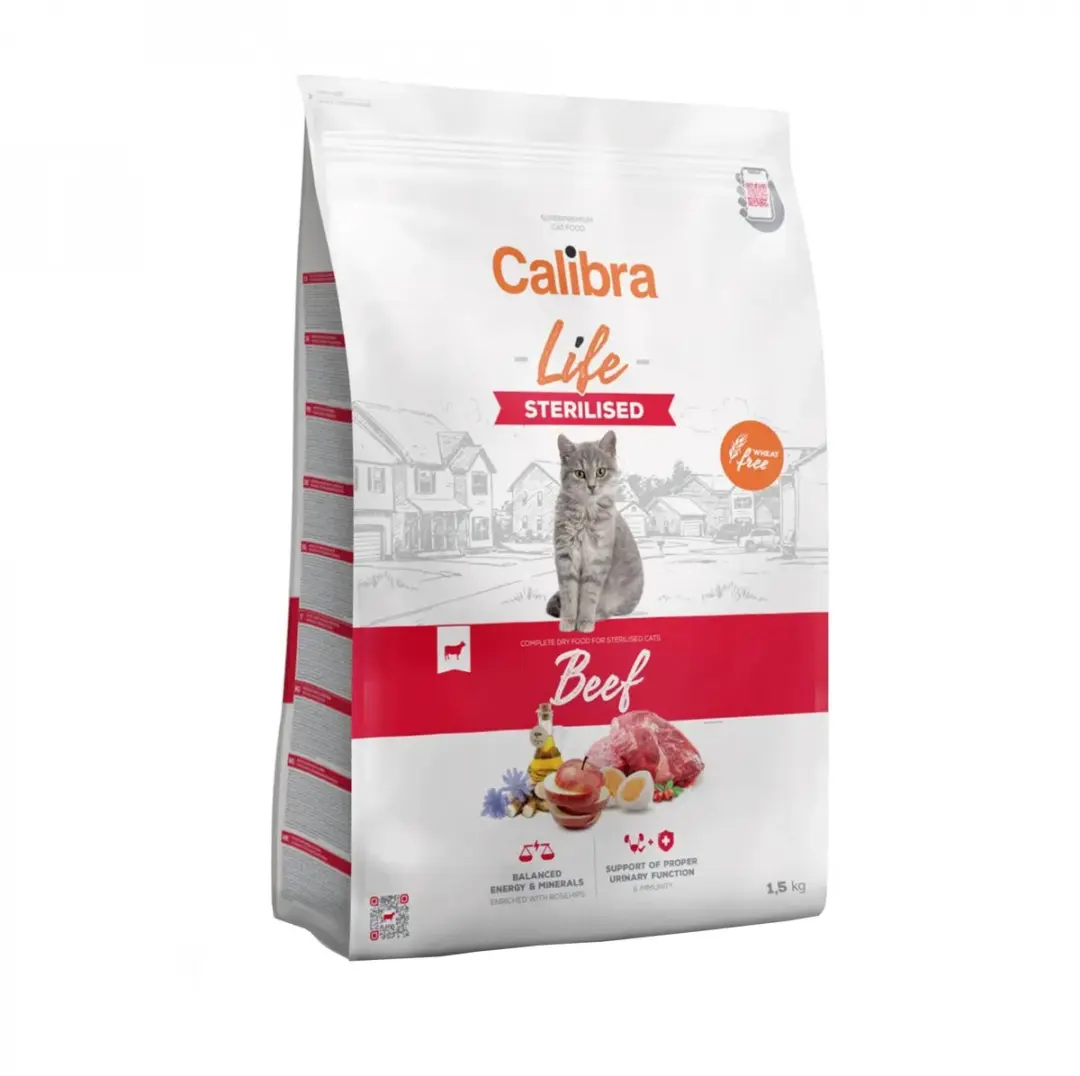 Calibra Cat Life Sterilised Kattenvoer Rund - 2x6kg - afbeelding 2 van 2