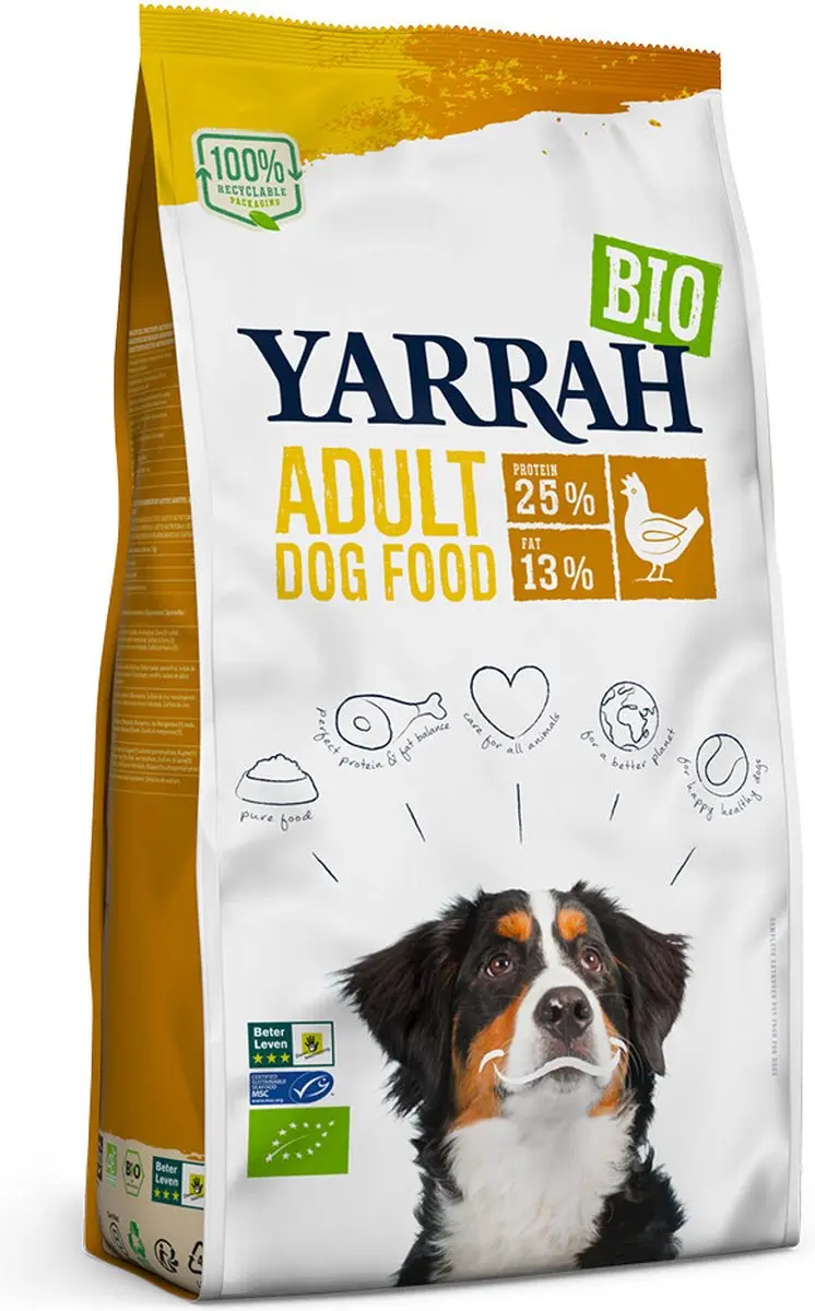 Yarrah Bio Hondenvoer Adult Kip 2kg