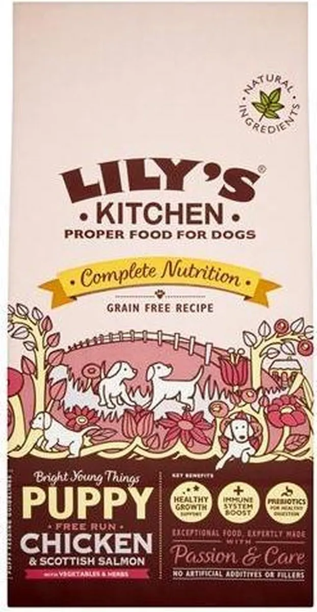 Lily's Kitchen Puppy Hondenvoer - Kip & Zalm
