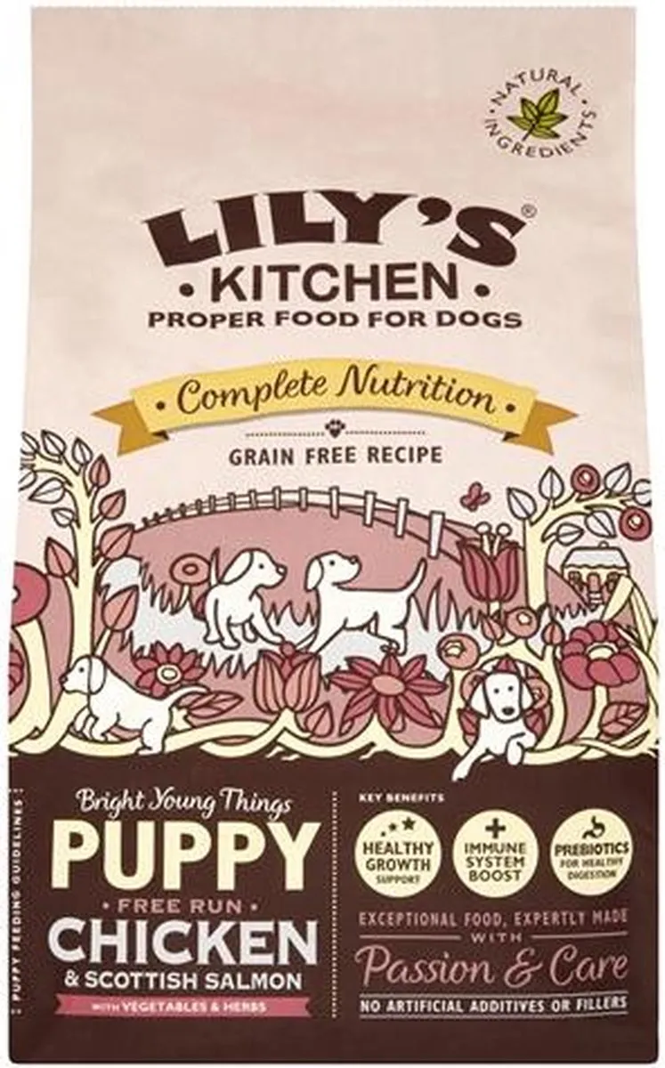 Lily's Kitchen Puppy Hondenvoer - Kip & Zalm