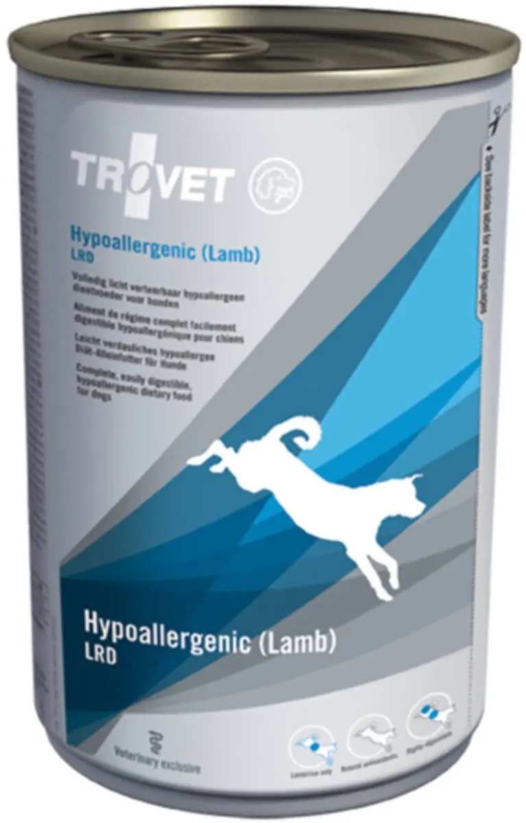 Trovet LRD Hypoallergenic Lam Hondenvoer Nat
