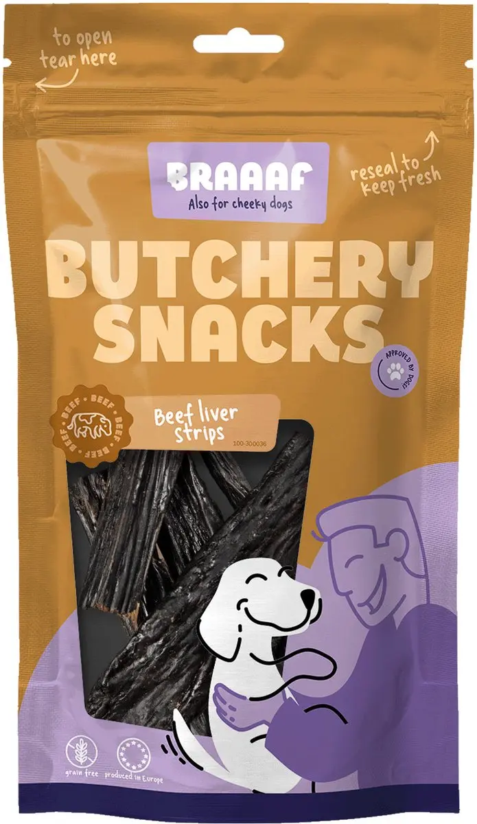 Braaaf Butchery Beef Liver Strips - 150g - afbeelding 2 van 2