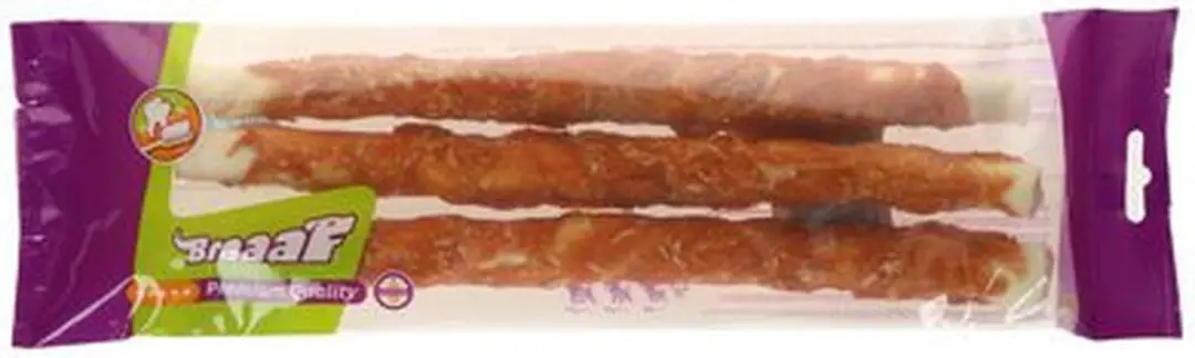 Braaaf Twister Kip Hondensnack - 220g - afbeelding 6 van 6