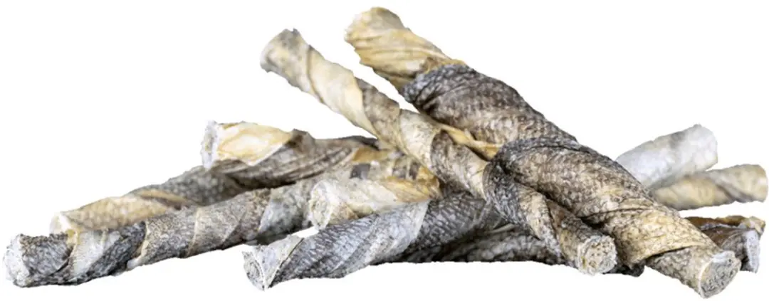 Braaaf Hondensnack Sticks Zalmhuid 12 cm - 70 gr - afbeelding 2 van 6