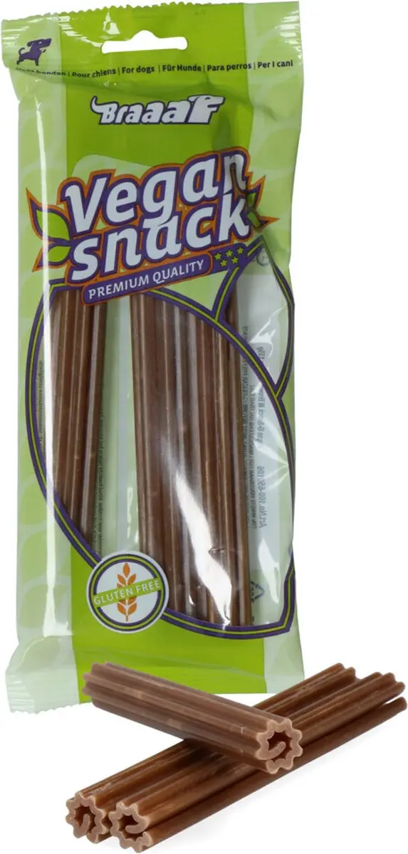 Braaaf G-snack M 3 stuks Bruin 405 gr
