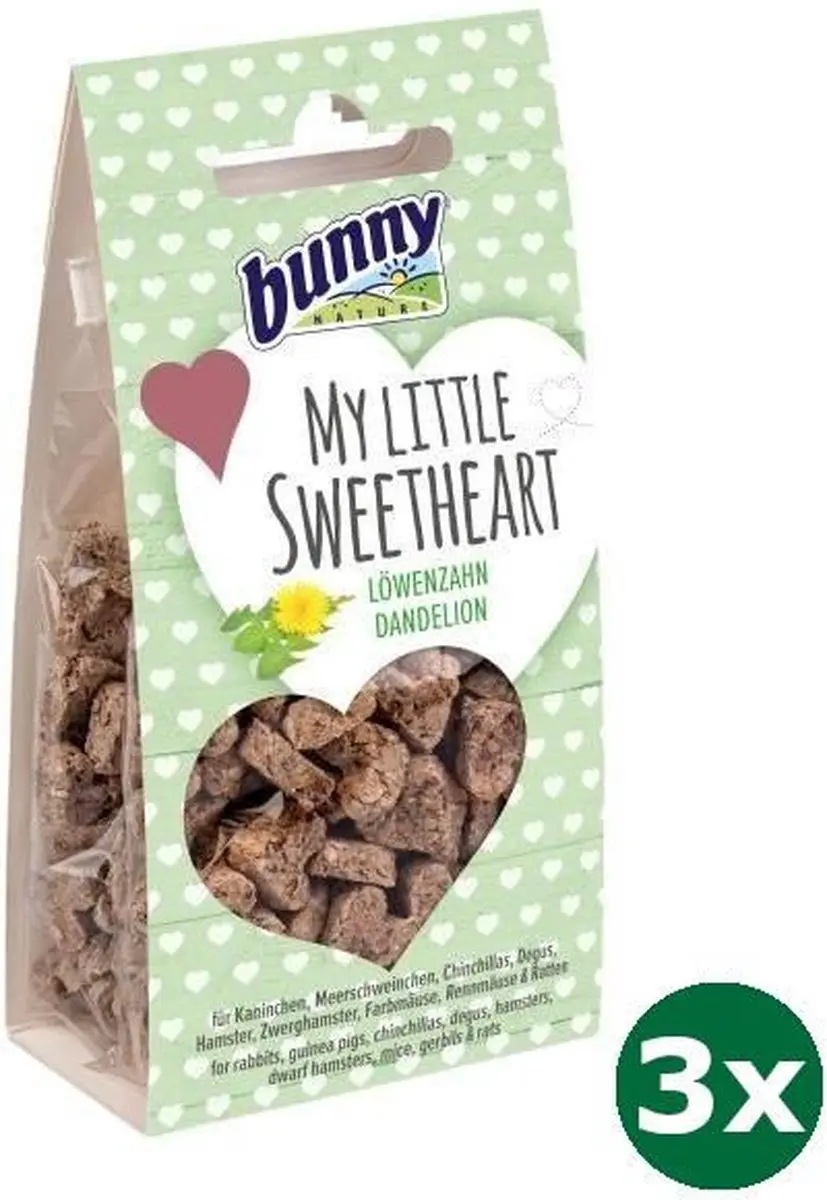 3x30 gr Bunny nature my little sweetheart paardebloem