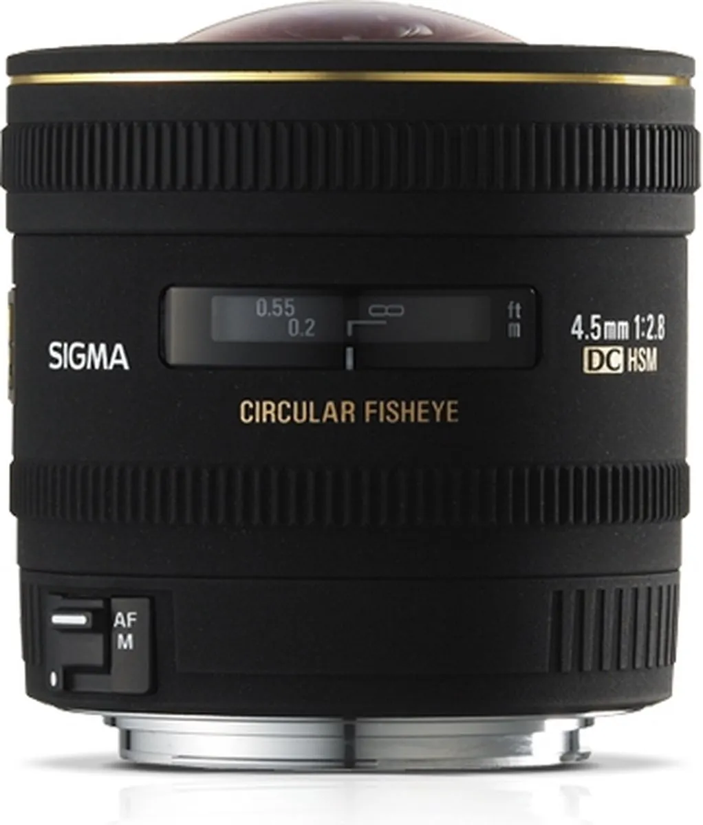 Sigma 4.5mm F/2.8 EX DC HSM Fisheyelens - Canon