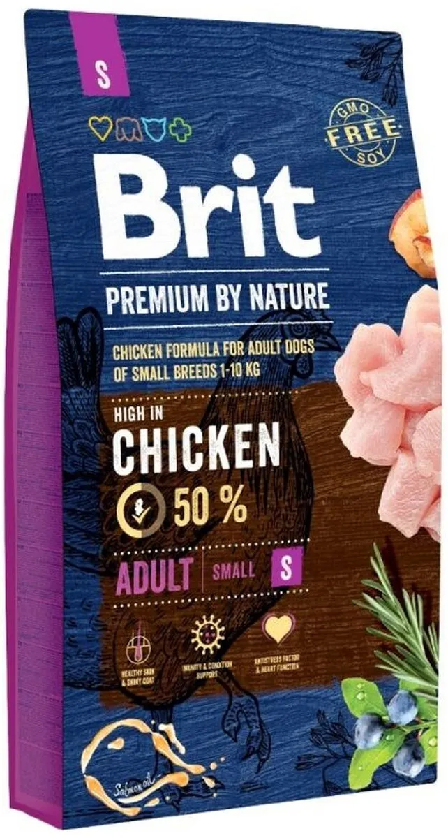 Brit Premium By Nature Adult Appel Kip Maïs 8kg