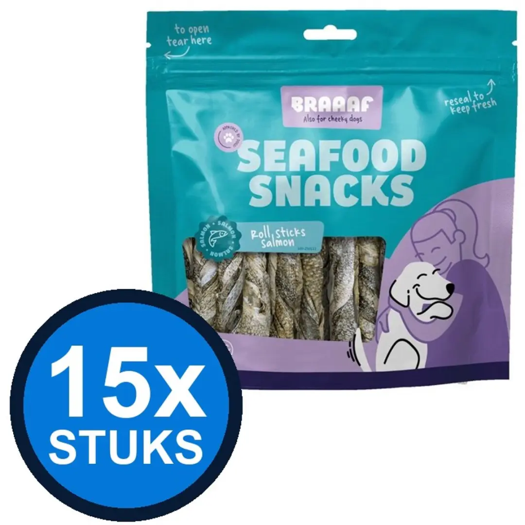 15x Braaaf Salmon Roll Sticks