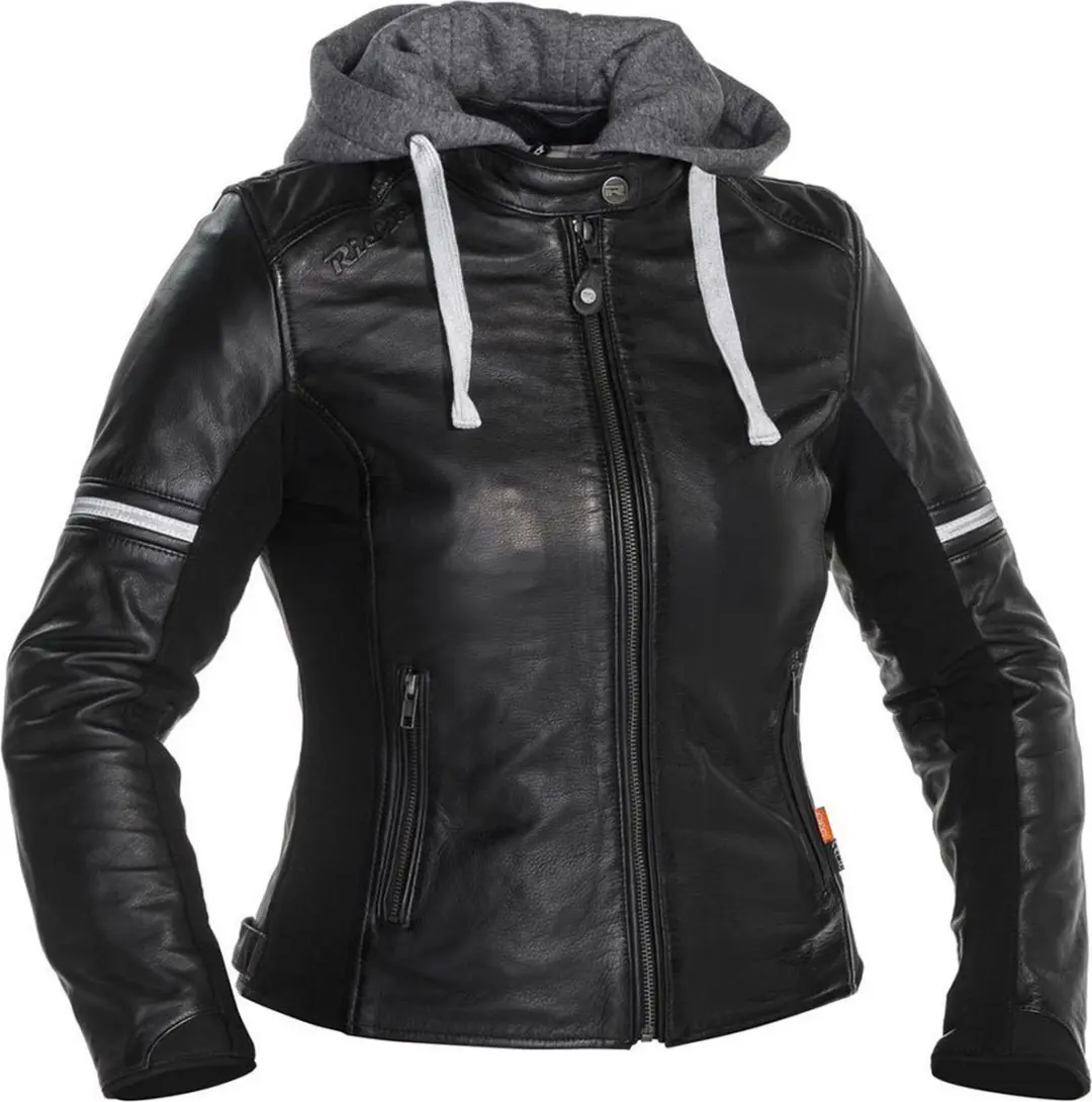 Richa Toulon 2 Dames Zwart Leren Motorjas