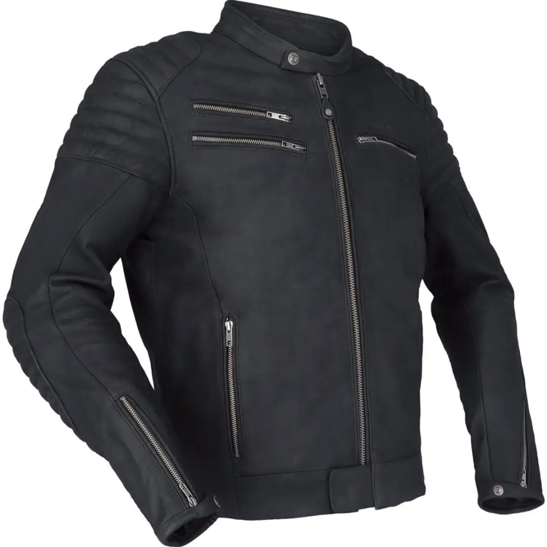 Richa Charleston Zwart Leren Motorjas