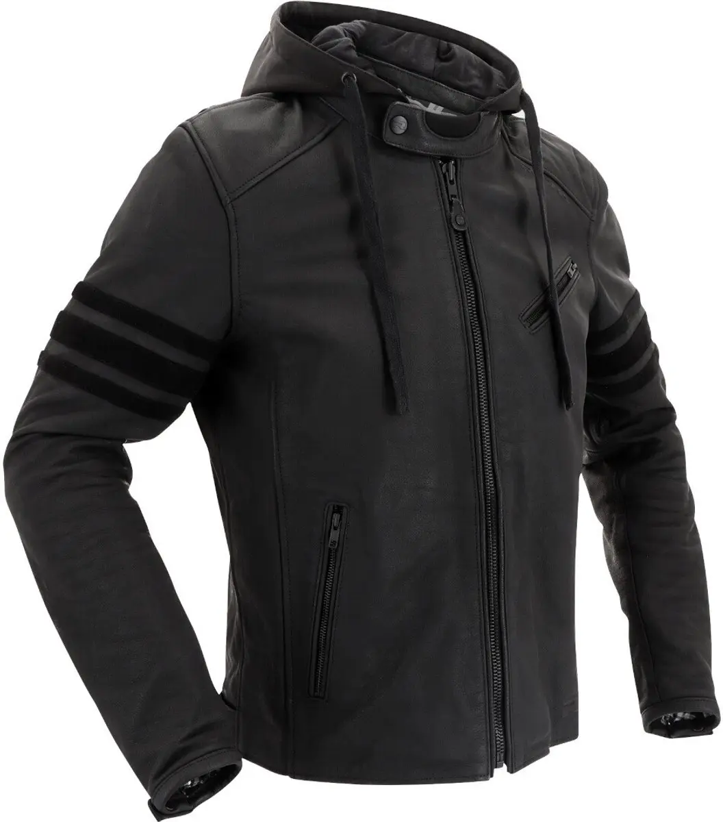 Richa Toulon Black Edition Leren Motorjas