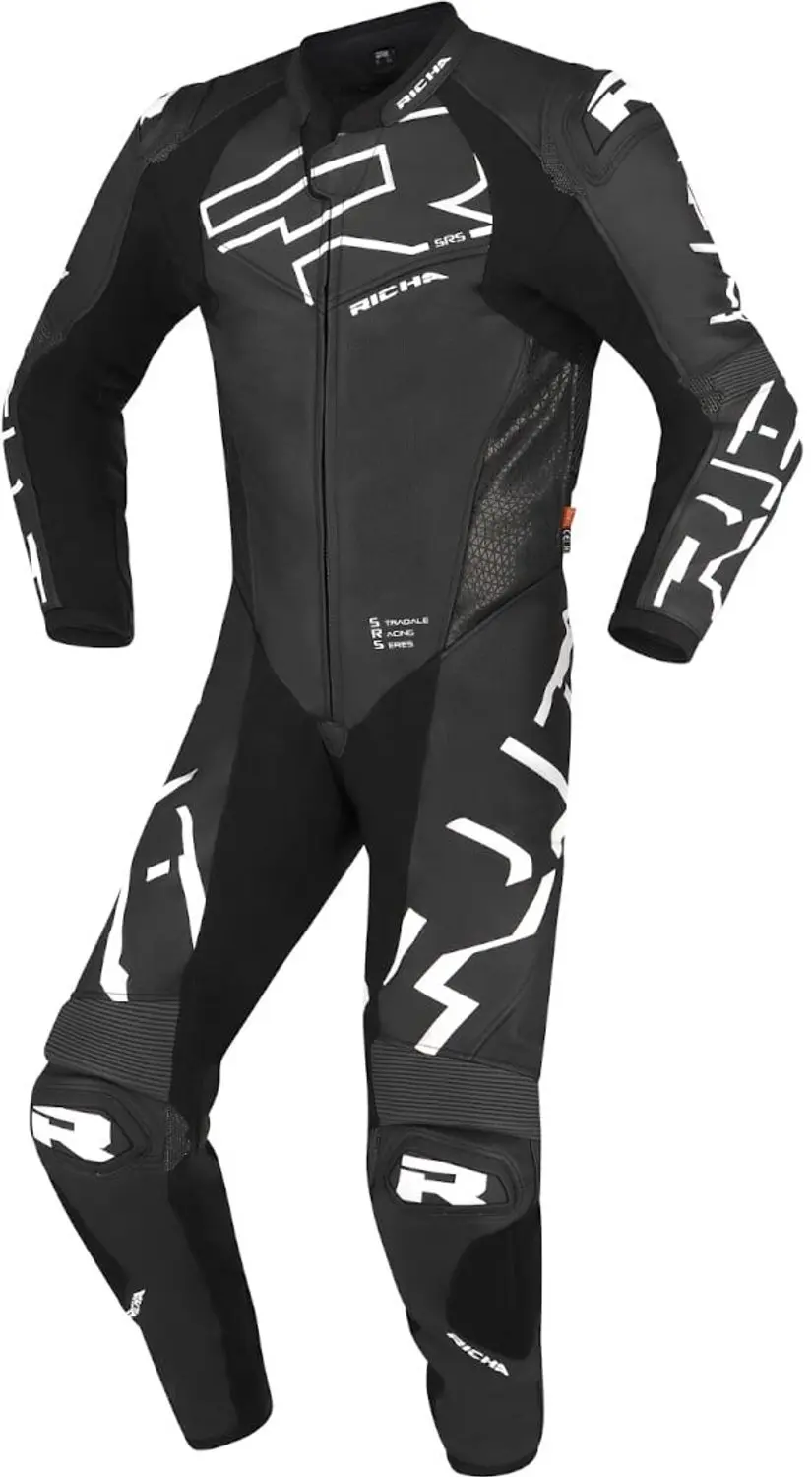Richa Stradale GP Zwart Wit 1-Delig Motorpak