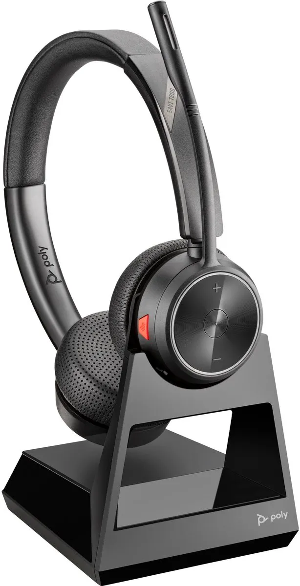 Poly Savi 7220 Office Binaural DECT Headset - Zwart