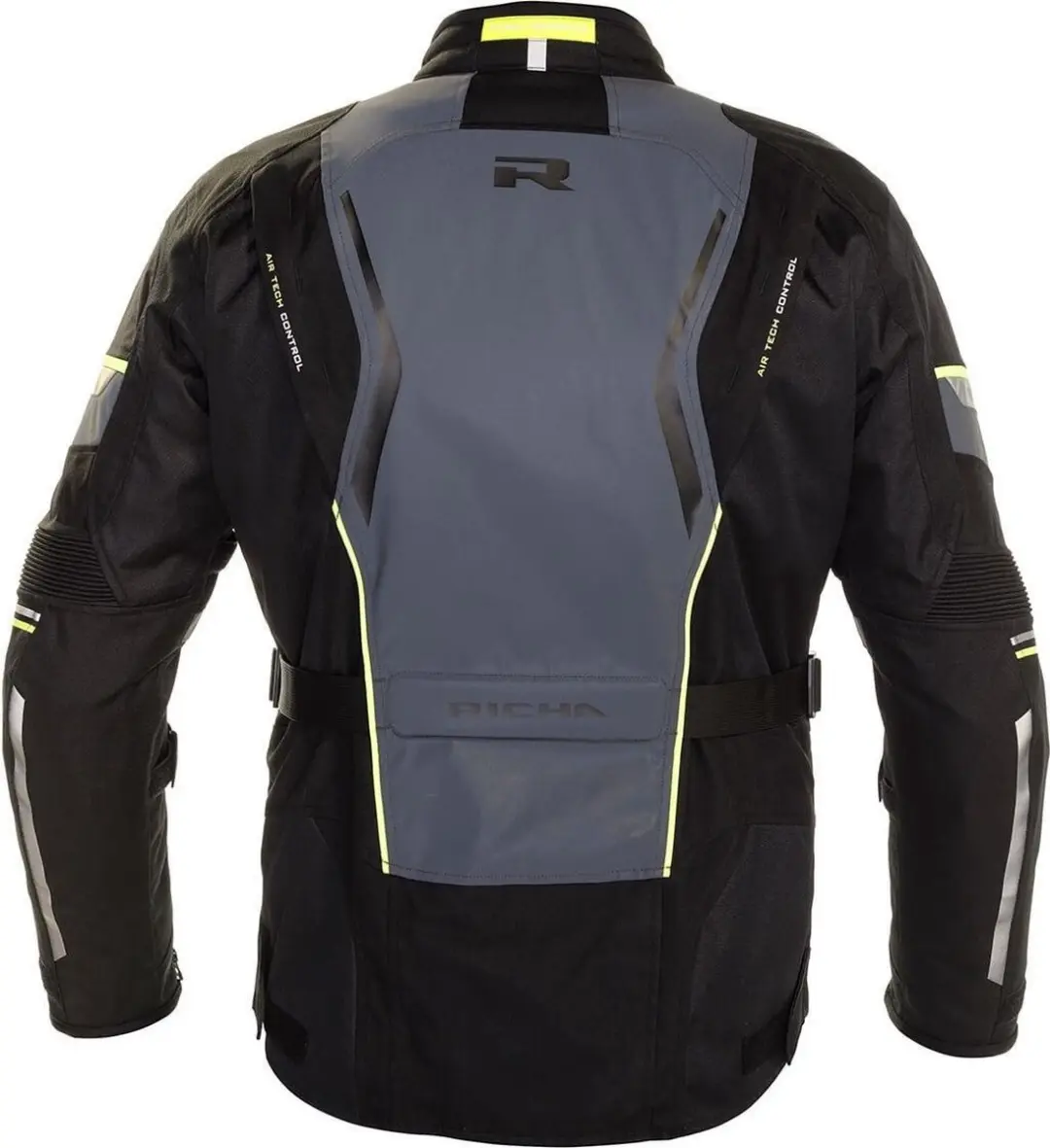 Richa Infinity 2 Flare Motorjas - Zwart/Grijs/Geel - M - afbeelding 2 van 6