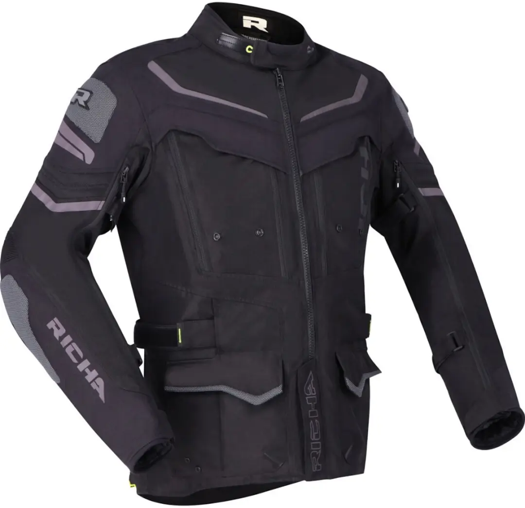 Richa Infinity 2 Adventure Zwart Textiele Motorjas