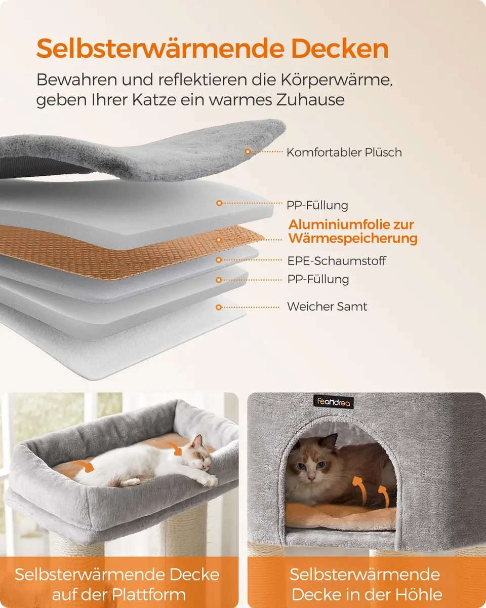FEANDREA Krabpaal PCT003N01 - Zelfverwarmende Dekens - afbeelding 5 van 5