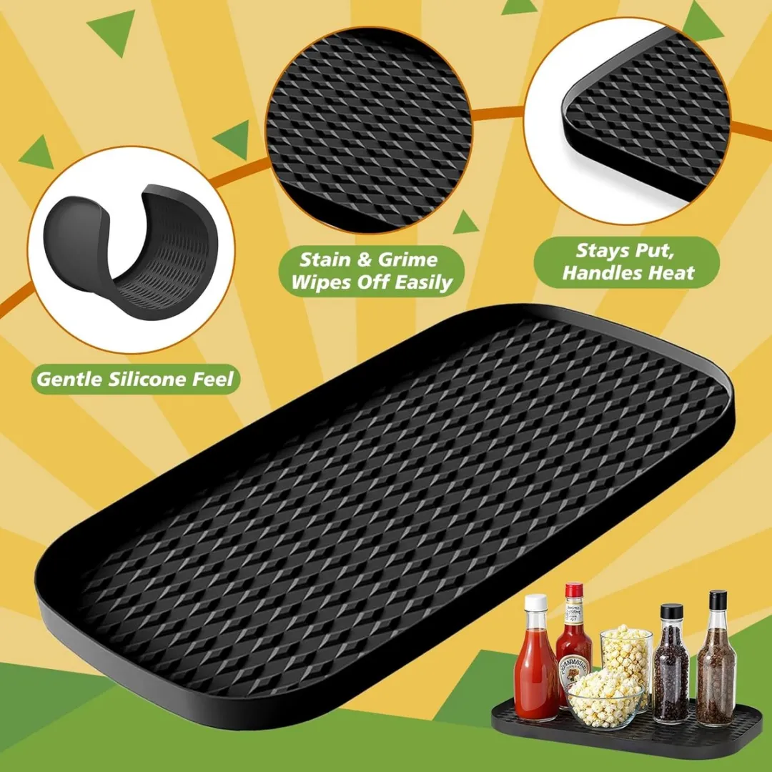 Ninja Siliconen Opbergmat voor Dual Zone Airfryer - Zwart