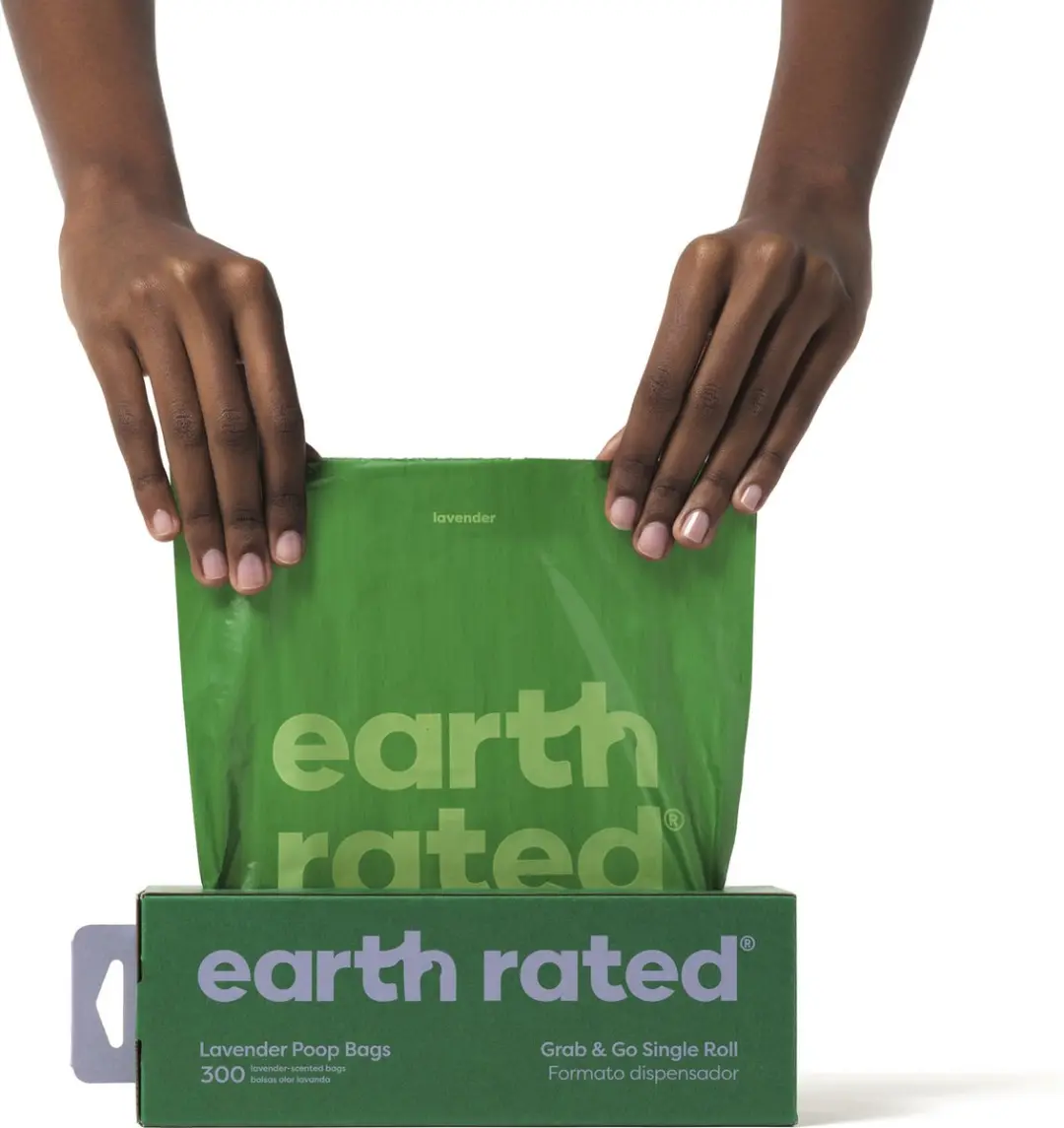 Earth Rated Hondenpoepzakjes Lavendel - 300 stuks - afbeelding 3 van 5