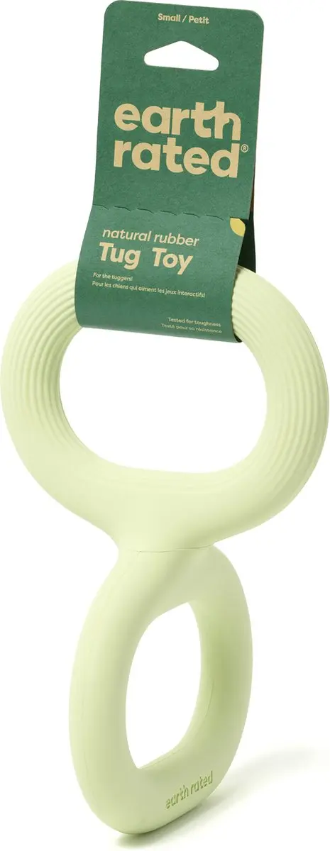 Earth Rated Tug Toy Rubber Hondenspeelgoed 28x14x14cm - Groen M - afbeelding 2 van 6