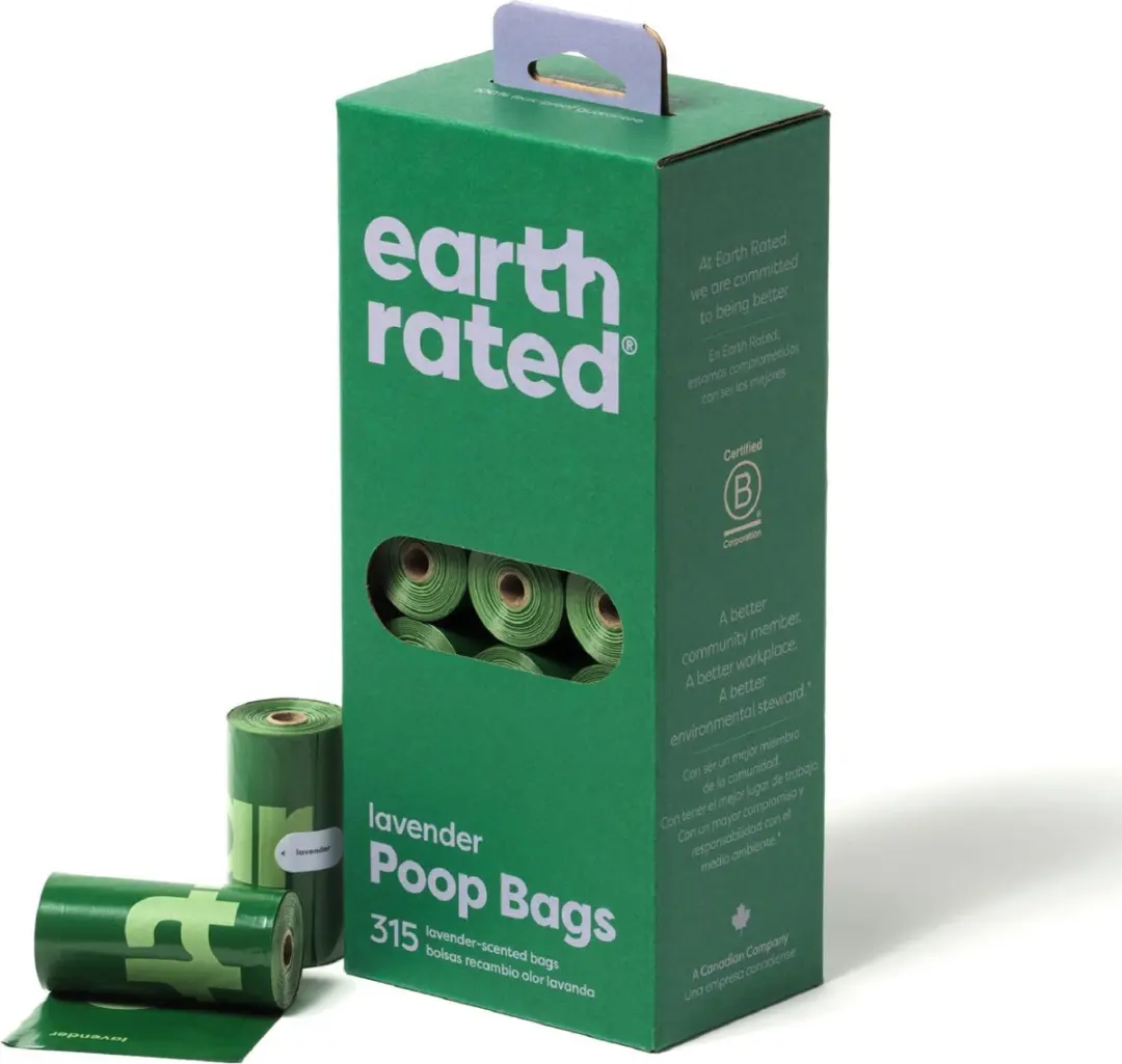 Earth Rated Poepzakjes Lavendel Groen