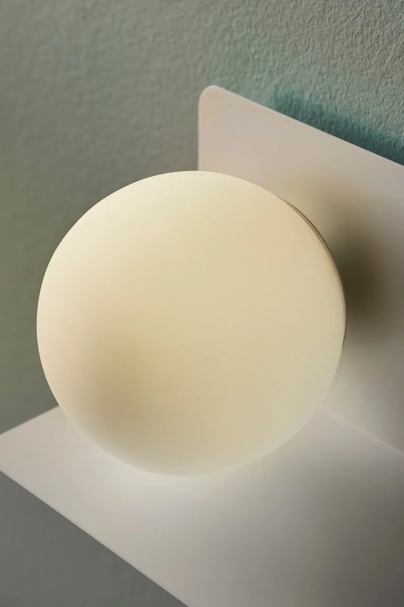 Nordlux Lilibeth Wandlamp E14 - 15cm - Opale witte kap