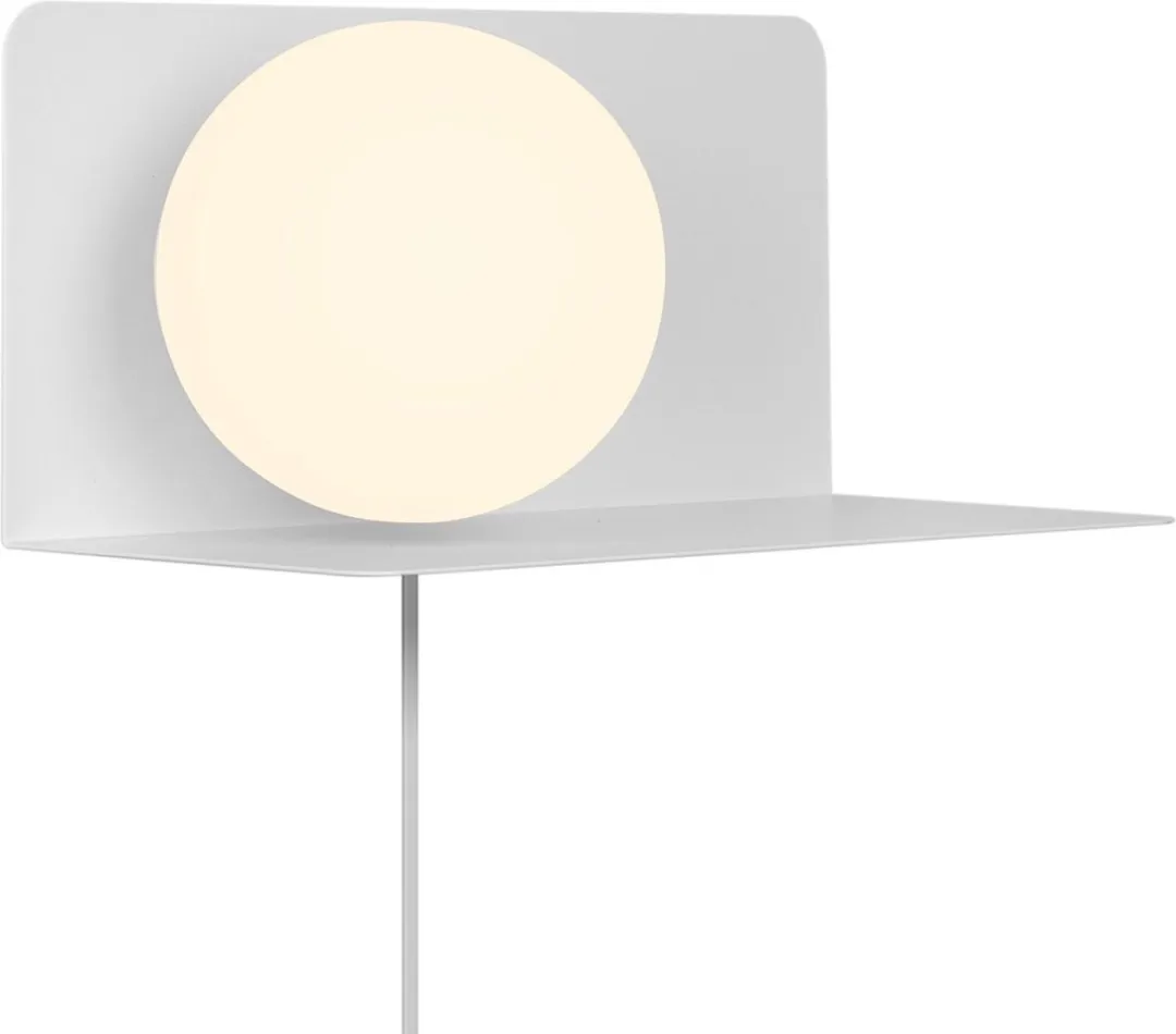 Nordlux Lilibeth Wandlamp E14 - 15cm - Opale witte kap