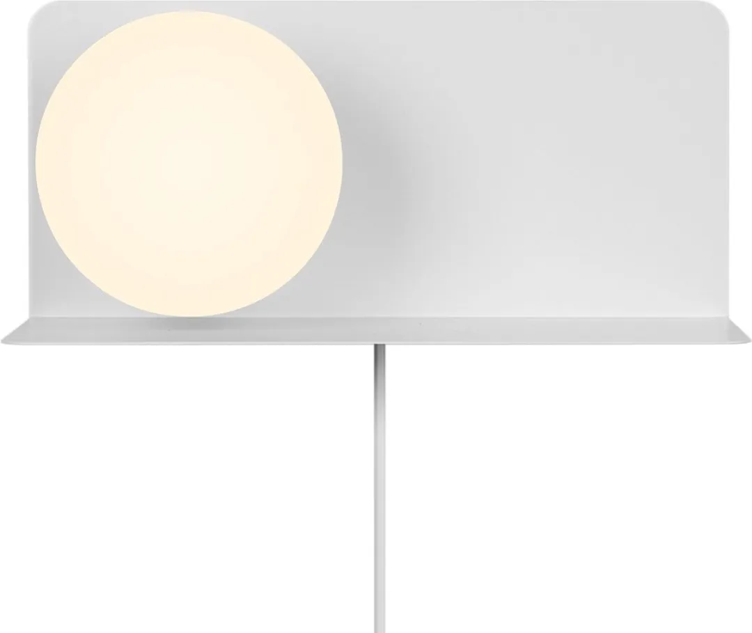 Nordlux Lilibeth Wandlamp E14 - 15cm - Opale witte kap