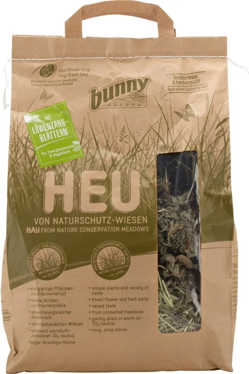 Bunny Nature Natuurweide Hooi 600g - afbeelding 4 van 6