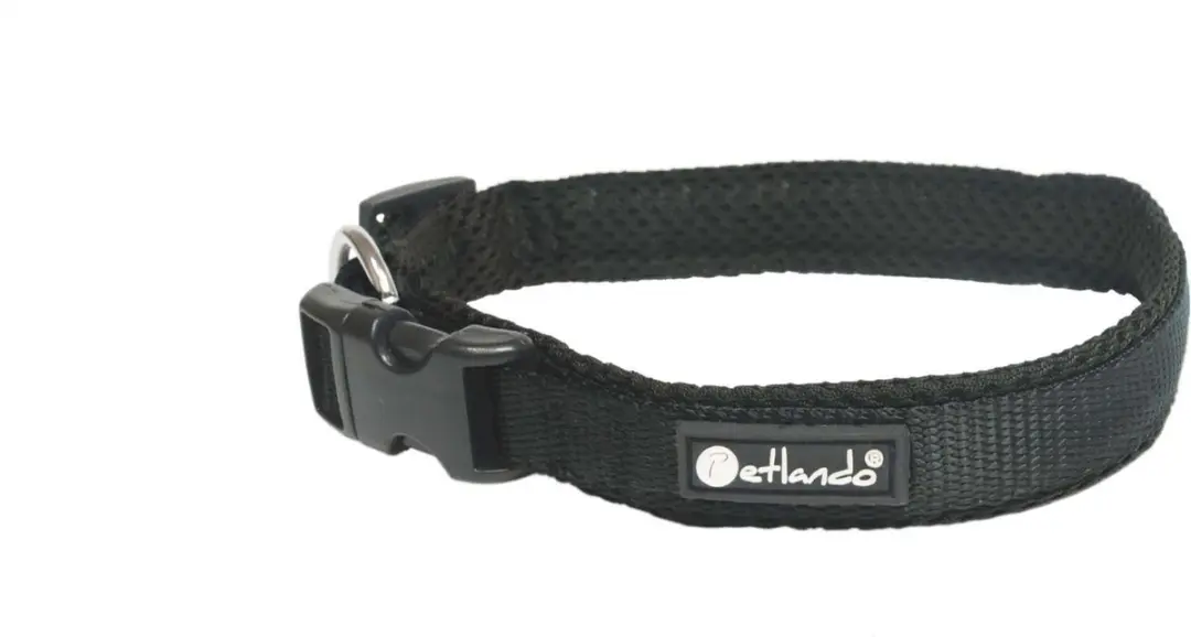 Hondenhalsband Petlando Mesh Collar XXL Zwart 60-65cm