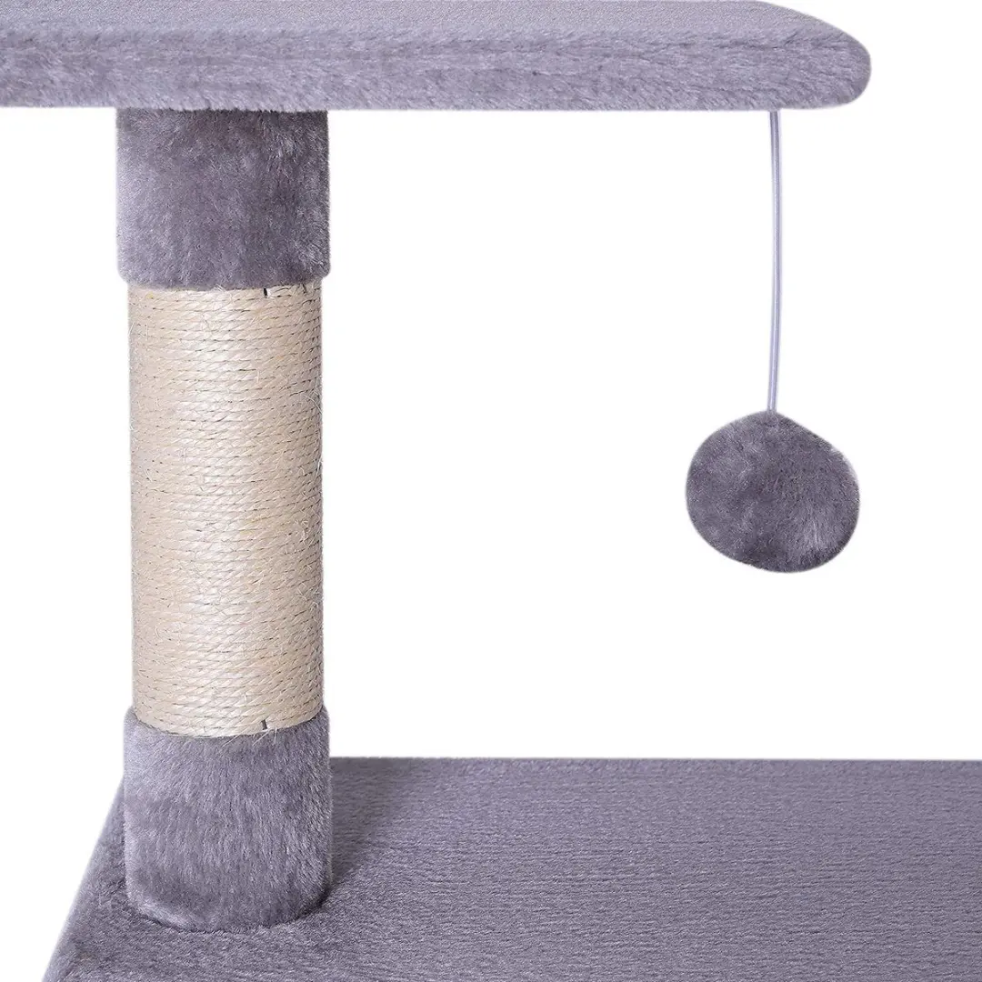 Lionto Kattenkrabpaal 85cm - Lichtgrijs - afbeelding 3 van 6