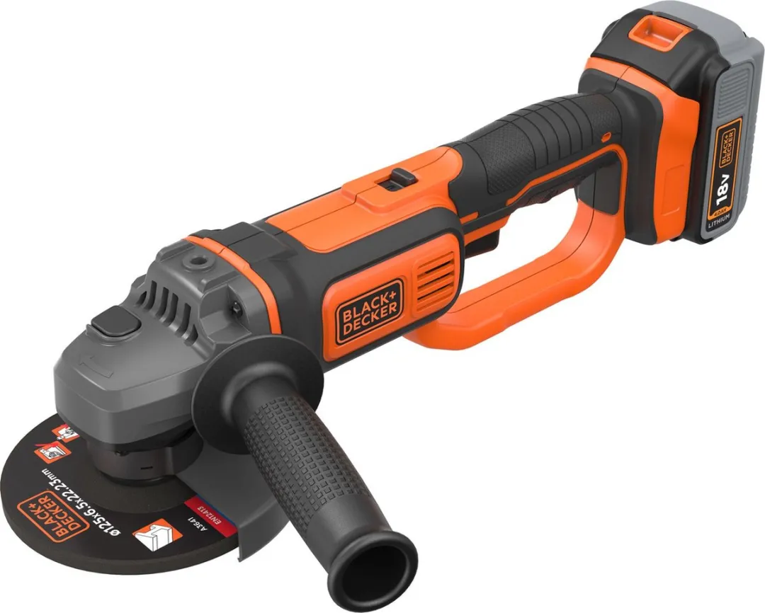 BLACK+DECKER BCG720M1-QW Haakse Slijper 18V 125mm