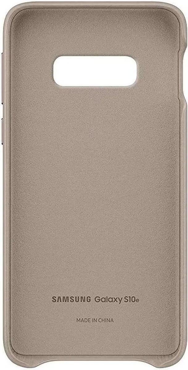 Samsung Galaxy S10e Lederen Hoes - Grijs EF-VG970LJEGWW